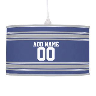 Team Jersey with Custom Name and Number Hanging Lamp