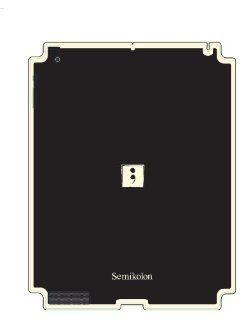 Semikolon Removable Skin for iPad 2, Black (9930007) Computers & Accessories