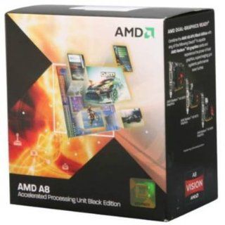 AMD AD3870WNGXBOX Unlocked A8 3870K Quad Core 3.0GHz 100W   Socket FM1 Computers & Accessories