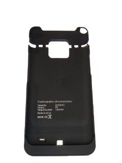 Samsung Galaxy S2 Charger Body External additional battery with 2200mAh Black 5021 EKNA Shop Cell Phones & Accessories