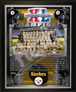 Pittsburgh Steelers Super Bowl XL Champions Healy Plaque  Decorative Plaques  Sports & Outdoors