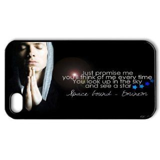DIY Case Famous Singer Eminem Printed on Plastic Hard Back Case Cover for Iphone 4/4s DPC 15224 (4) Cell Phones & Accessories