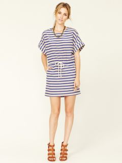 Silk Cotton Drawstring Popover Dress by Sea