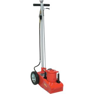 Blackhawk Automotive Air/Hydraulic Axle Jack with 40 7/8in.L Handle — 30-Ton, Model# BH6301  Air Operated Jacks