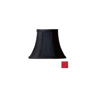 Cascadia Lighting 13 in x 21 in Red Bell Lamp Shade