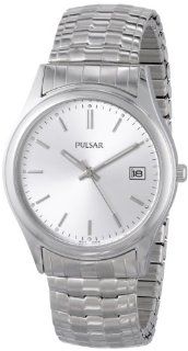 Pulsar Men's PXH429 Expansion Silver Tone Stainless Steel Watch at  Men's Watch store.