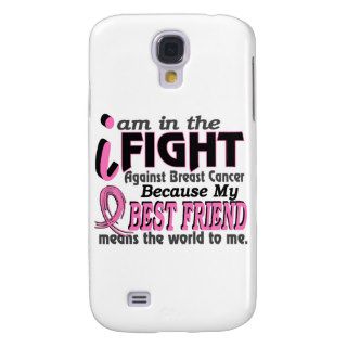 Best Friend Means The World To Me Breast Cancer Galaxy S4 Covers