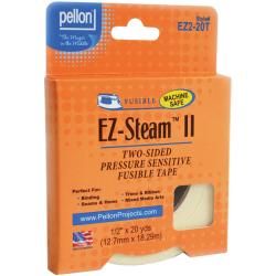 Pellon EZ Steam II 1/2 X20 Yards Tape   White Batting & Interfacing