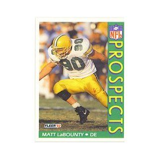 1992 Fleer #440 Matt LaBounty RC at 's Sports Collectibles Store