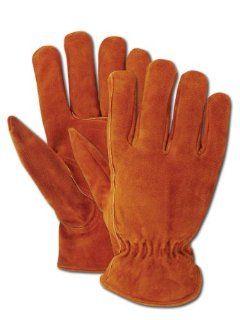 Magid TB441ET L Men's Pro Grade Collection Fleece Lined Suede Gloves, Large   Work Gloves  
