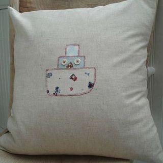 boat cushion cover by green goose designs