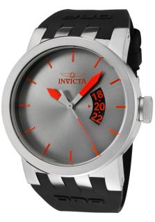 Invicta 10402  Watches,Mens DNA/Urban Gunmetal Dial Black Silicone, Casual Invicta Quartz Watches