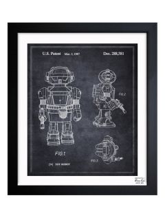 Toy Robot, 1982 Framed Art Print by Oliver Gal