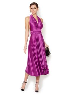 Satin Signature Wrap Dress by Butter by Nadia