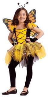 Golden Ballerina Butterfly Kids Costume Childrens Costumes Toys & Games