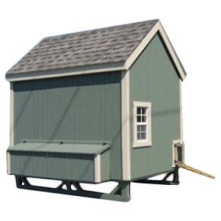 Little Cottage Company Colonial Gable Chicken House with Ramp and