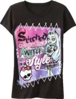 Monster High Stitched Together with Style Girls Shirt (Small, 6/6x) Clothing