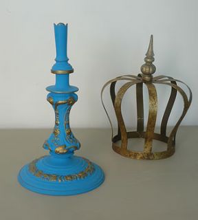 vintage restored 1867 candlestick by ghost furniture