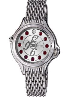 Fendi F105036000T03  Watches,Womens Fendi Crazy Carats Silver Dial Stainless Steel, Dress Fendi Quartz Watches