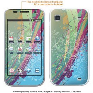 Protective Decal Skin Sticke for Samsung Galaxy S WIFI Player 4.0 Media player case cover GLXYsPLYER_4 446 Cell Phones & Accessories