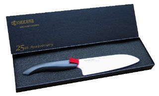 Kyocera 25th Anniversary Revolution Santoku Knife with Gift Box Kitchen & Dining