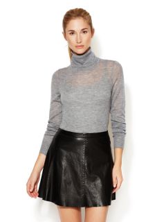 Ribbed Cashmere Turtleneck by Michael Stars