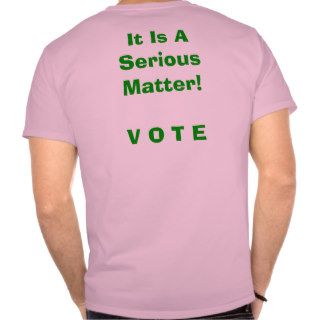Pink & Green 2008 Vote Shirt