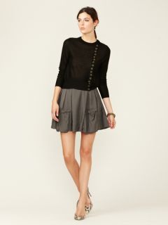 Genet Pleated Cargo Pocket Skirt by Twenty8Twelve