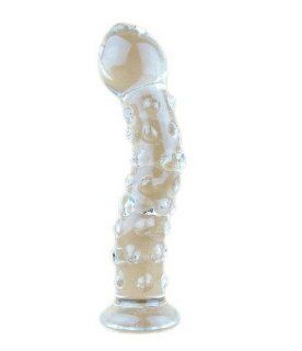 Wisedeal Unique Pattern Crystal Glass Transparent Beauty Shaped G spot Stimulate Stimulator Msaager Stimulation Adult Sex Toy Products for Women   With a Free Wisedeal Logo Keychain As a Gift Health & Personal Care