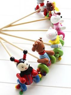 wooden push along toy by posh totty designs interiors