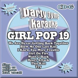 Party Tyme Karaoke   Girl Pop 19 (8+8 song CD+G)