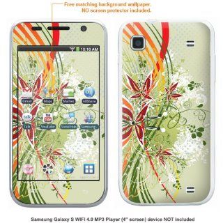 Protective Decal Skin Sticke for Samsung Galaxy S WIFI Player 4.0 Media player case cover GLXYsPLYER_4 437 Cell Phones & Accessories