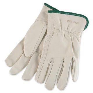 Mens Goatskin Leather Work Gloves by Wells Lamont   Y0769   XS
