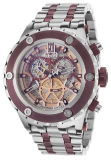 Invicta 12959BWB  Watches,Mens Jason Taylor/Reserve Chronograph Multicolor Skeletonize Dial Two Tone SS, Chronograph Invicta Quartz Watches