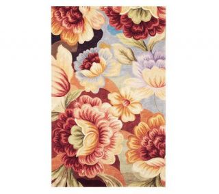 Royal Palace Watercolors Floral Dream 5 X 8 Wool Rug —