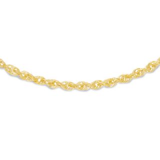 5mm Diamond Cut Rope Chain Necklace in 14K Gold   22   Zales
