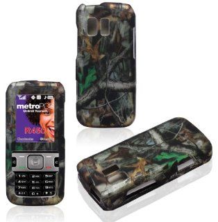 2D Camo Trunk V Samsung Straight Talk R451c, TracFone SCH R451c, Messenger R450 Cricket, MetroPCS Case Cover Hard Snap on Rubberized Touch Phone Cover Case Faceplates Cell Phones & Accessories