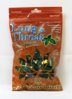 Lung & Throat Herbal Drops (6 Pack) Health & Personal Care