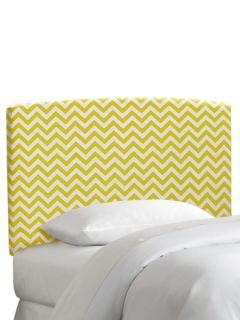 Zig Zag Upholstered Headboard by Skyline Furniture