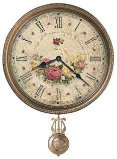 Howard Miller 620 440 Savannah Botanical VII Wall Clock   Pendulum Wall Clocks Vintage
