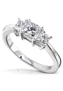 Diamond Me 6769 200 4  Jewelry,Womens 2ct TDW 3 Stone Princess Cut Diamond Engagement Ring, Fine Jewelry Diamond Me Rings Jewelry