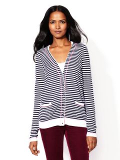 Jersey Cotton Striped Cardigan by Design History