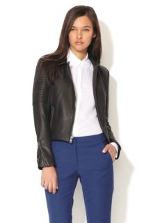 Margaux Asymmetrical Zipper Leather Jacket by ALC