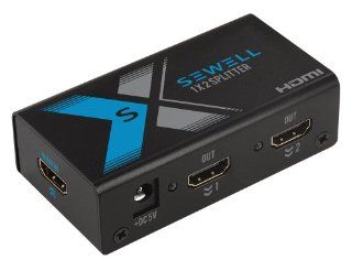 Sewell Premium 1x2 HDMI Splitter Electronics