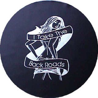 I Take the Back Roads Spare Tire Cover  Sports Fan Tire And Wheel Covers  Sports & Outdoors