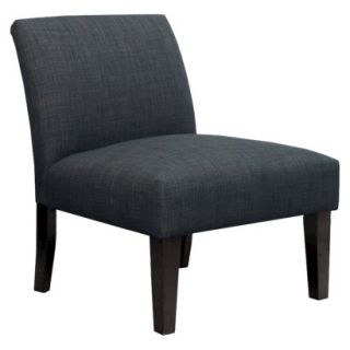 Avington Armless Slipper Chair   Textured Charcoal