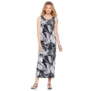 Slinky® Brand Sleeveless Printed Maxi Dress