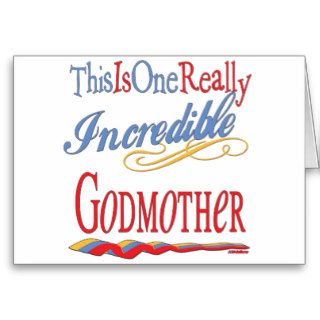 Best Gifts For Godmothers Greeting Cards