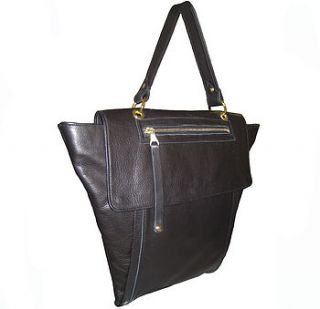 jamie leather tote bag in stock by amy george