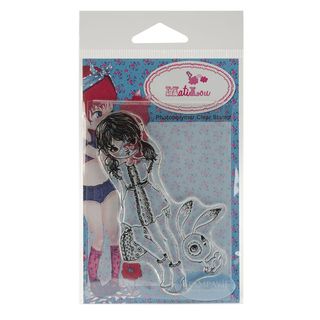 Stampavie Anne Cresci Clear Stamp Yolene 3 7/8 inches Clear & Cling Stamps